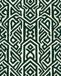 Tribal Linear Geometric Pattern Rug