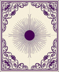 Regal Sunburst Border Design Rug
