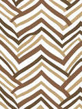Chevron Inspired Patterned Earth Tones Rug