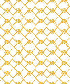 Geometric Chain Link Pattern Rug