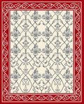 Classic Red Decorative Pattern Rug