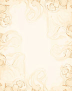 Cream Swirl Linear Abstract Pattern Rug