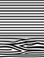Striking Black White Abstract Pattern Design Rug