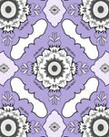 Mandala Floral Lavender Pattern Rug
