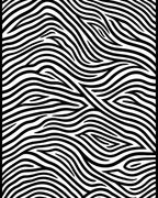 Abstract Black White Swirl Pattern Rug
