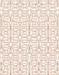 Retro Abstract Stylized Organic Lines Rug