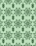 Ornate Sunburst Paisley Pattern Rug