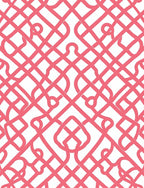Coral Trellis Pattern Rug