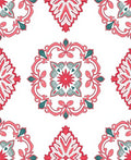 Ornate Medallion Floral Pattern Rug