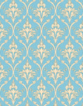 Ornate Vintage Scrollwork Pattern Rug