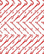 Crimson Flute Diagonal Repeat Rug