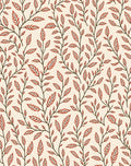 Red Leaf Branch Pattern Design Rug