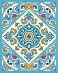 Colorful Floral Mandala Design Rug