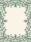 Vines Leaves Botanical Border Design Rug