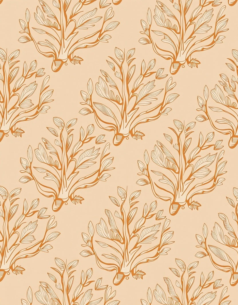 Delicate Floral Arrangement Pattern Rug