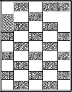 Bold Abstract Maze Pattern Rug