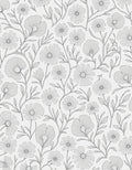 Delicate Floral Vine Line Art Rug