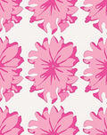Pink Floral Burst Pattern Rug