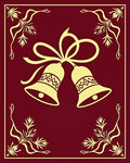 Golden Bells With Floral Accents Rug