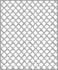 Gray Lattice Patterned Abstract Rug
