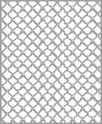 Gray Lattice Patterned Abstract Rug