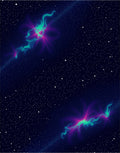 Cosmic Nebula Swirl Abstract Design Rug