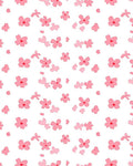 Pink Floral Pattern Design Rug