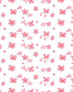 Pink Floral Pattern Design Rug