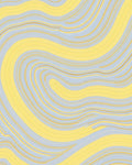 Soft Yellow Sky Marble Pattern Rug