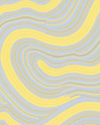 Soft Yellow Sky Marble Pattern Rug