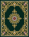 Ornate Floral Medallion Pattern Rug