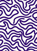 Abstract Violet Wavy Lines Rug