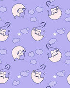 Dreamy Cloud Star Pattern Rug