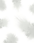Light Gray Botanical Bloom Pattern Rug