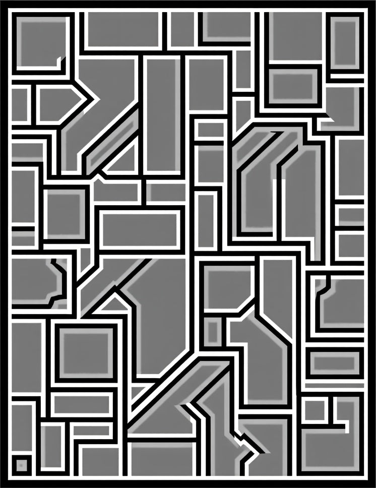 Abstract Geometric Modern Pattern Rug