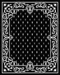 Classic Floral Scrollwork With Geometric Rug