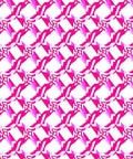 Bold Pink Geometric Abstract Rug