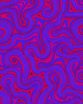Vibrant Magenta Purple Swirl Pattern Rug