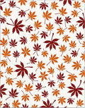 Autumn Leaves Scattered Pattern Rug