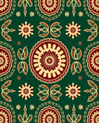 Ornate Mandala Floral Pattern Design Rug