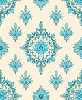 Elegant Floral Medallion Pattern Rug