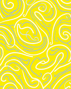 Bold Swirls With Sunny Design Rug