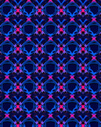 Interlocking Bold Geometric Pattern Rug