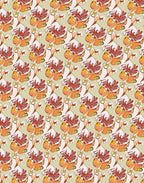 Whimsical Abstract Parrot Pattern Design Rug
