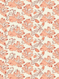 Coral Floral Outline Pattern Design Rug