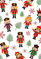 Charming Nutcracker Soldier Pattern Rug