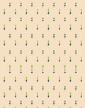 Light Yellow Green Floral Field Rug