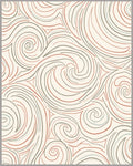 Swirling Abstract Pattern Lines Rug