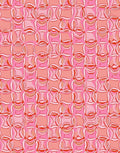 Pink Abstract Swirl Pattern Rug