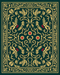 Classic Ornate Floral Pattern Rug